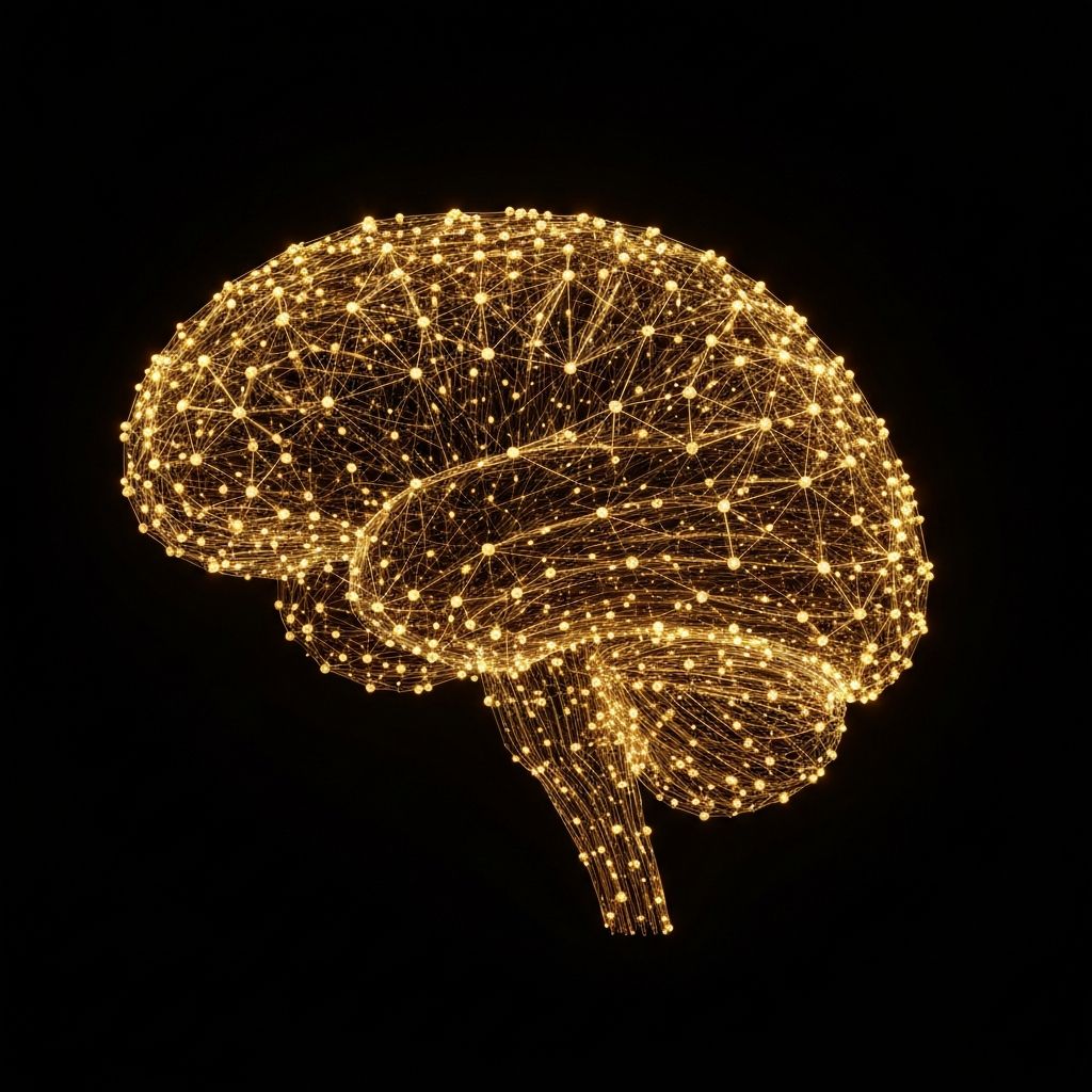 AI neural network visualization